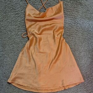 Babyboo Orange Slip Dress